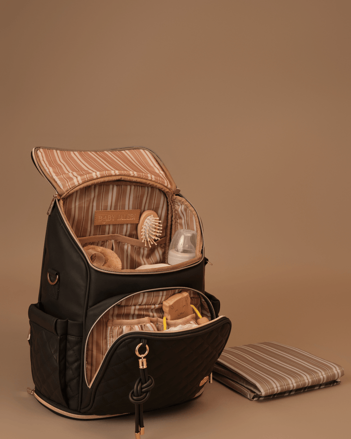 The Super Trooper Diaper Bag -Black
