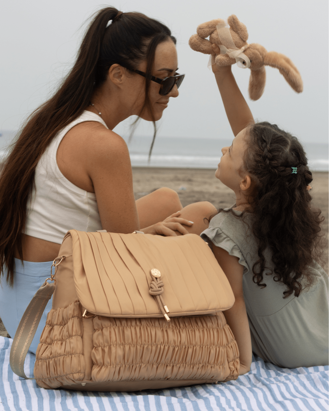 The Dune Diaper Bag - Caramel