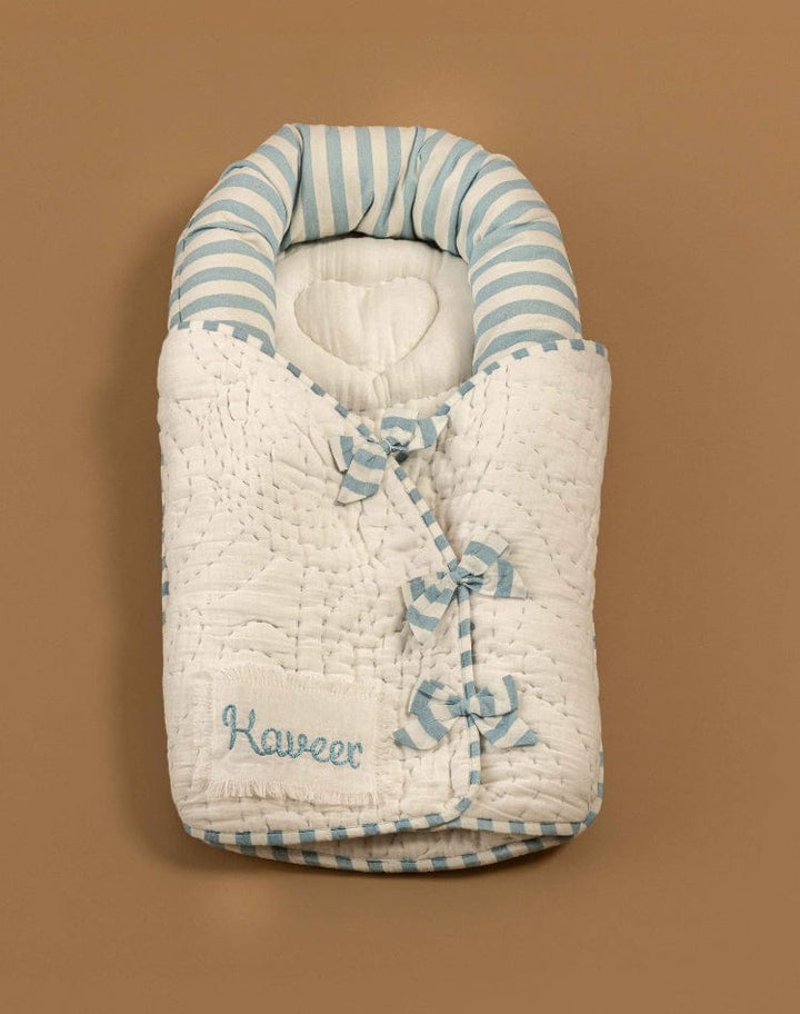 Cocoon Newborn Wrap - Blue