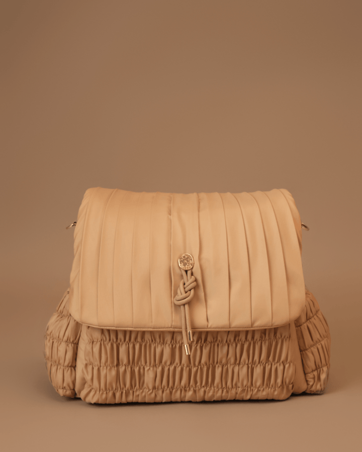 The Dune Diaper Bag - Caramel