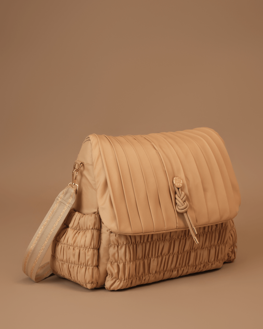 The Dune Diaper Bag - Caramel