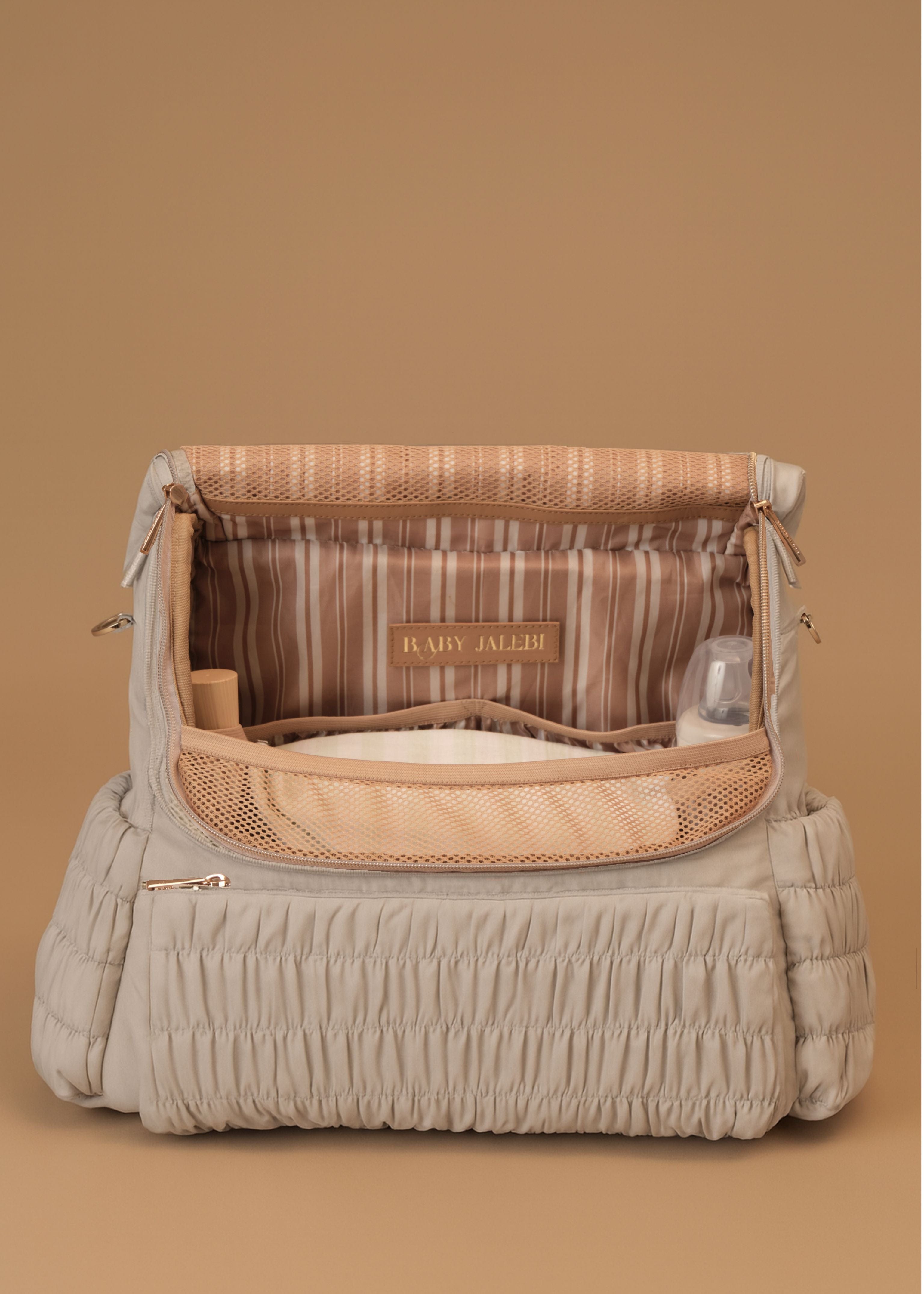 The Dune Diaper Bag - Silver Moon