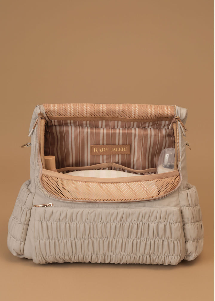 The Dune Diaper Bag - Silver Moon
