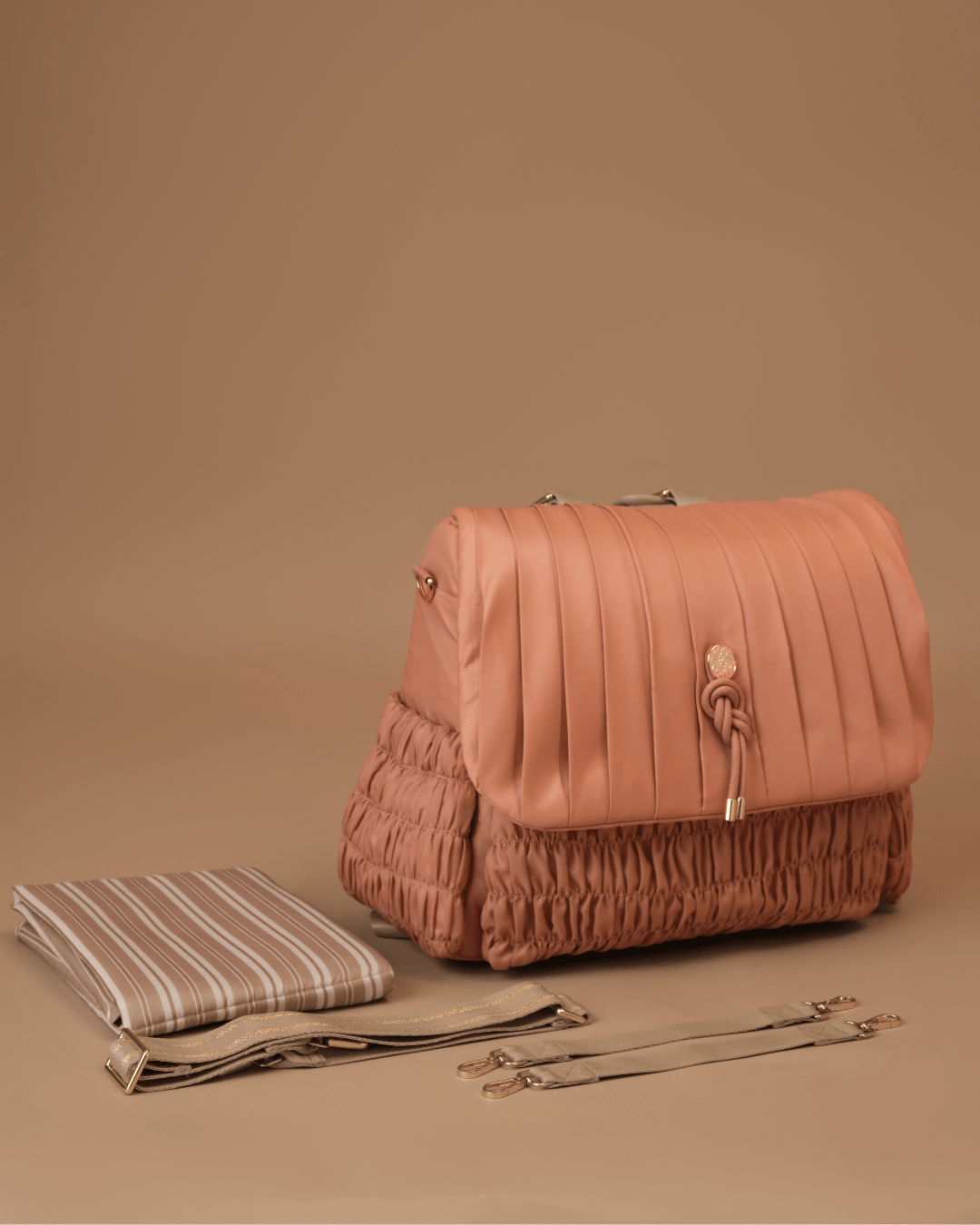 The Dune Diaper Bag - Dusty Rose