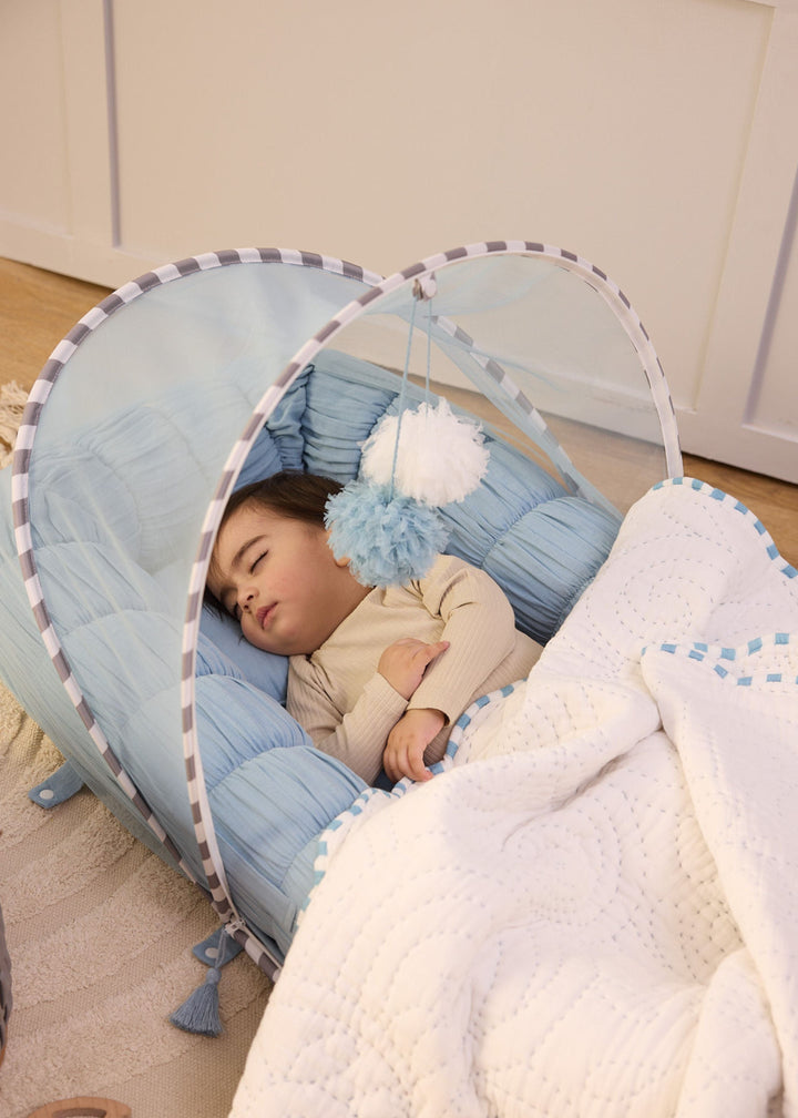 Sleep Cloud ( Blue ) + Roadster Baby Blanket