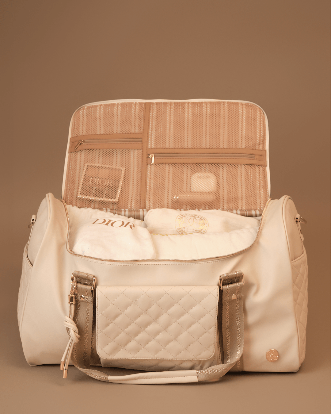 The Mama Mia Weekender Bag - Ecru