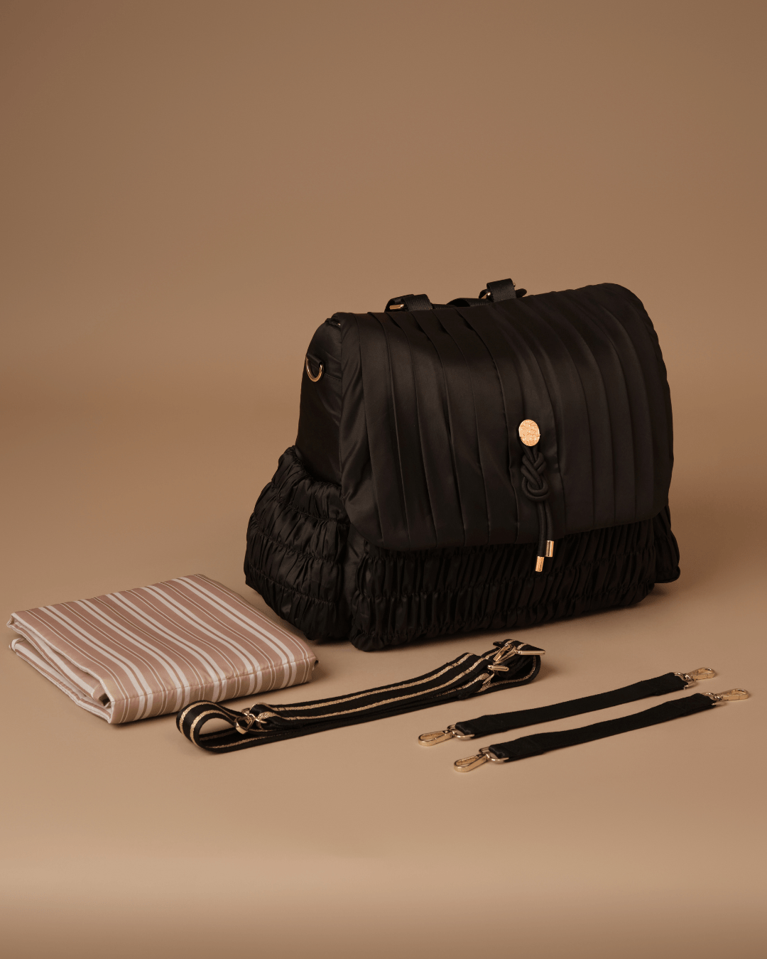 The Dune Diaper Bag - Black