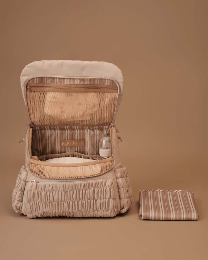 The Dune Diaper Bag - Caramel