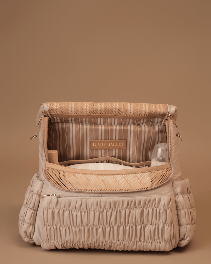 The Dune Diaper Bag - Caramel