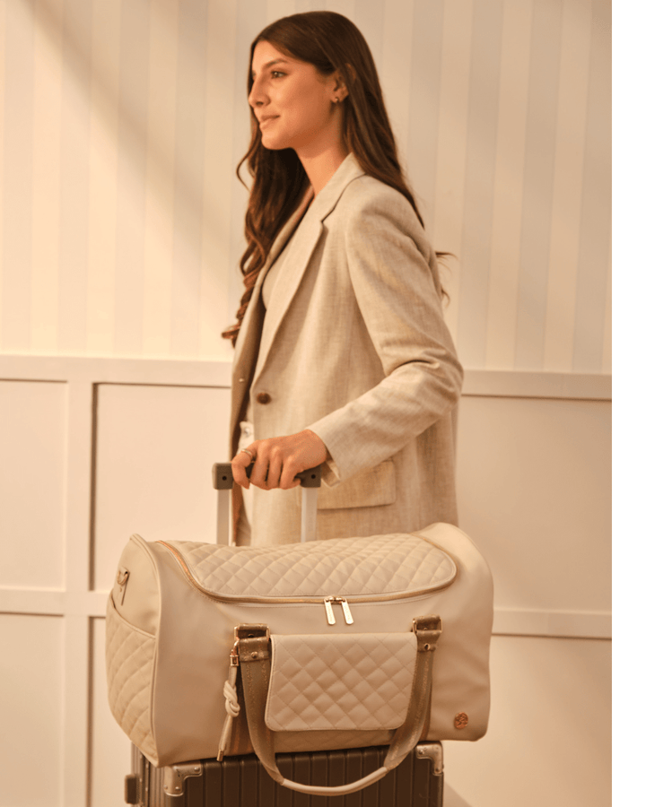The Mama Mia Weekender Bag - Ecru