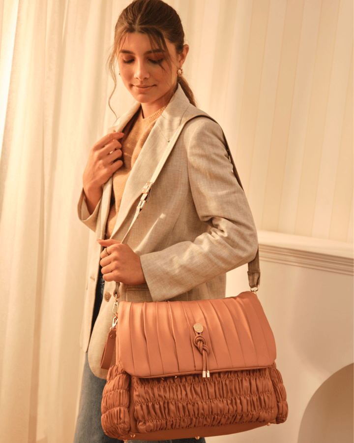The Dune Diaper Bag - Dusty Rose