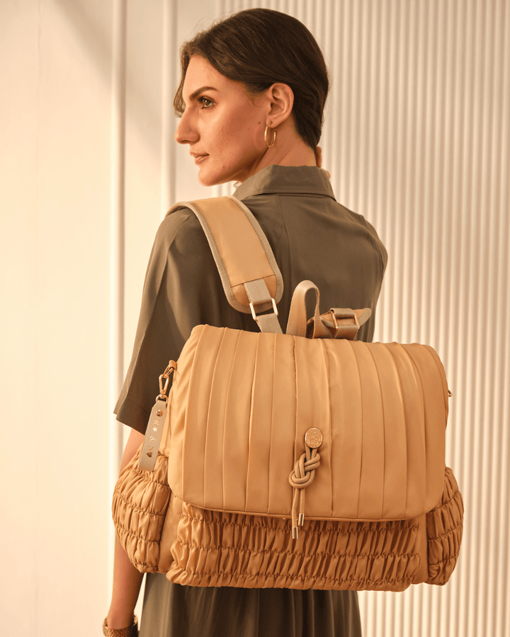 The Dune Diaper Bag - Caramel