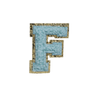 AQUA FUZZY ALPHABETS F