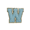 AQUA FUZZY ALPHABETS W