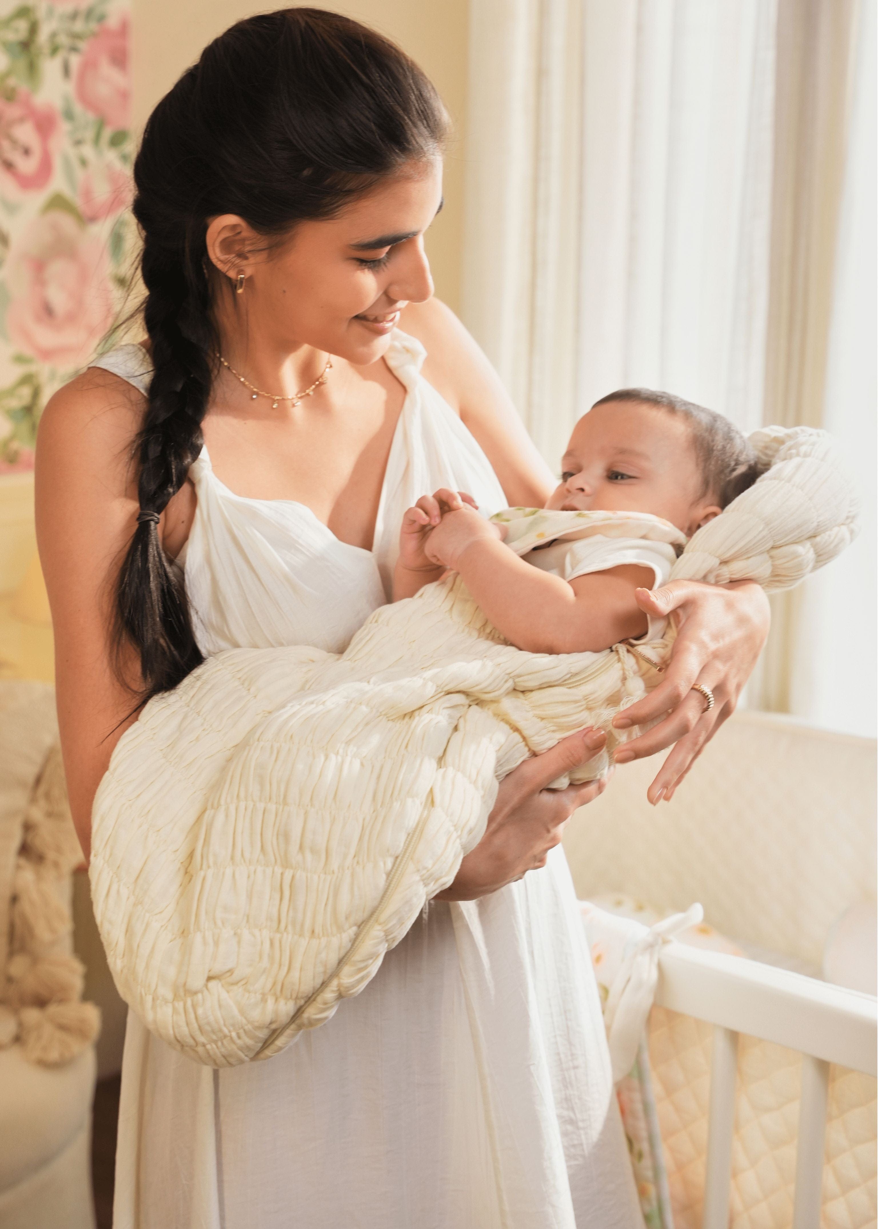 The Crescent Sleeping Bag Ecru