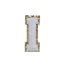 WHITE FUZZY ALPHABETS I