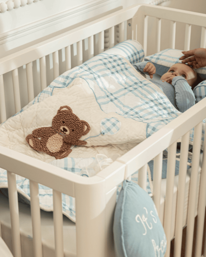 Baby Jalebi Bernie the Bear Cot Bedding Set with Bumper