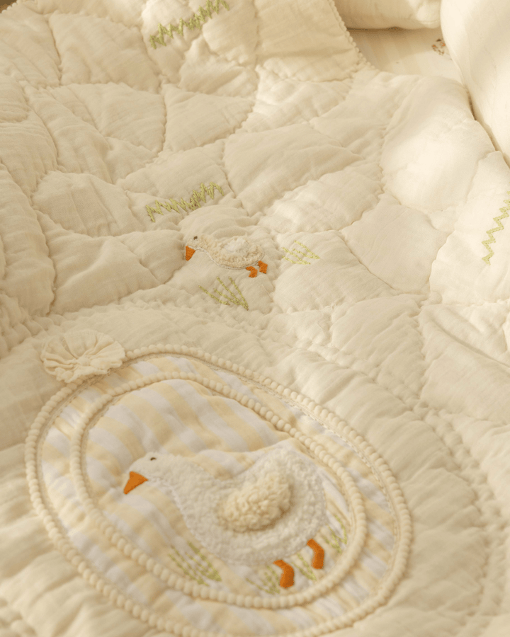 Baby Jalebi ButterCup Pillow & Blanket Set