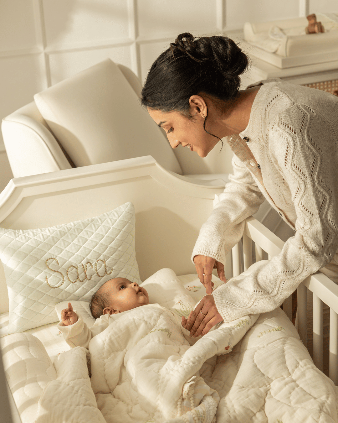 Baby Jalebi Cot Bedding Sets ButterCup Cot Bedding Set with Bumper