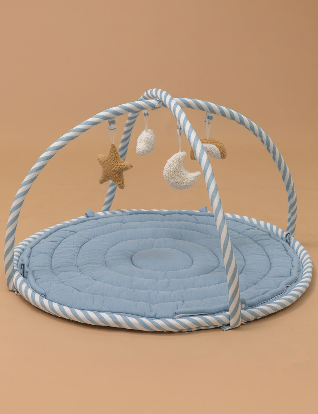 Baby Jalebi Island Play Mat  – BLUE