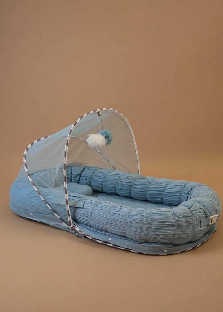 Baby Jalebi Island Play Mat & Cloud Set – Blue