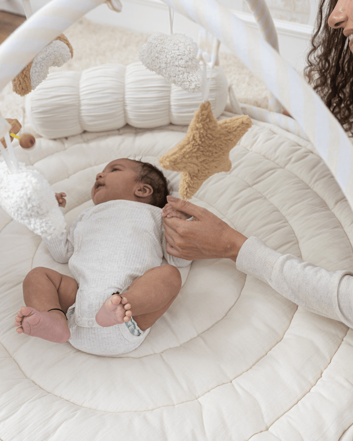 Baby Jalebi Island Play Mat & Cloud Set – ECRU