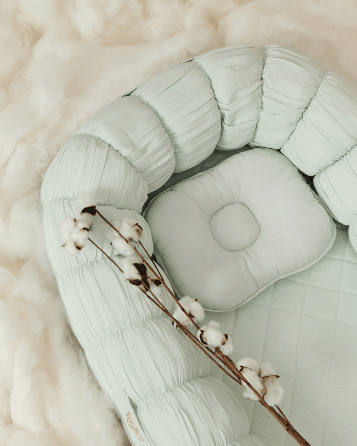 Baby Jalebi Island Play Mat & Cloud Set –Mint