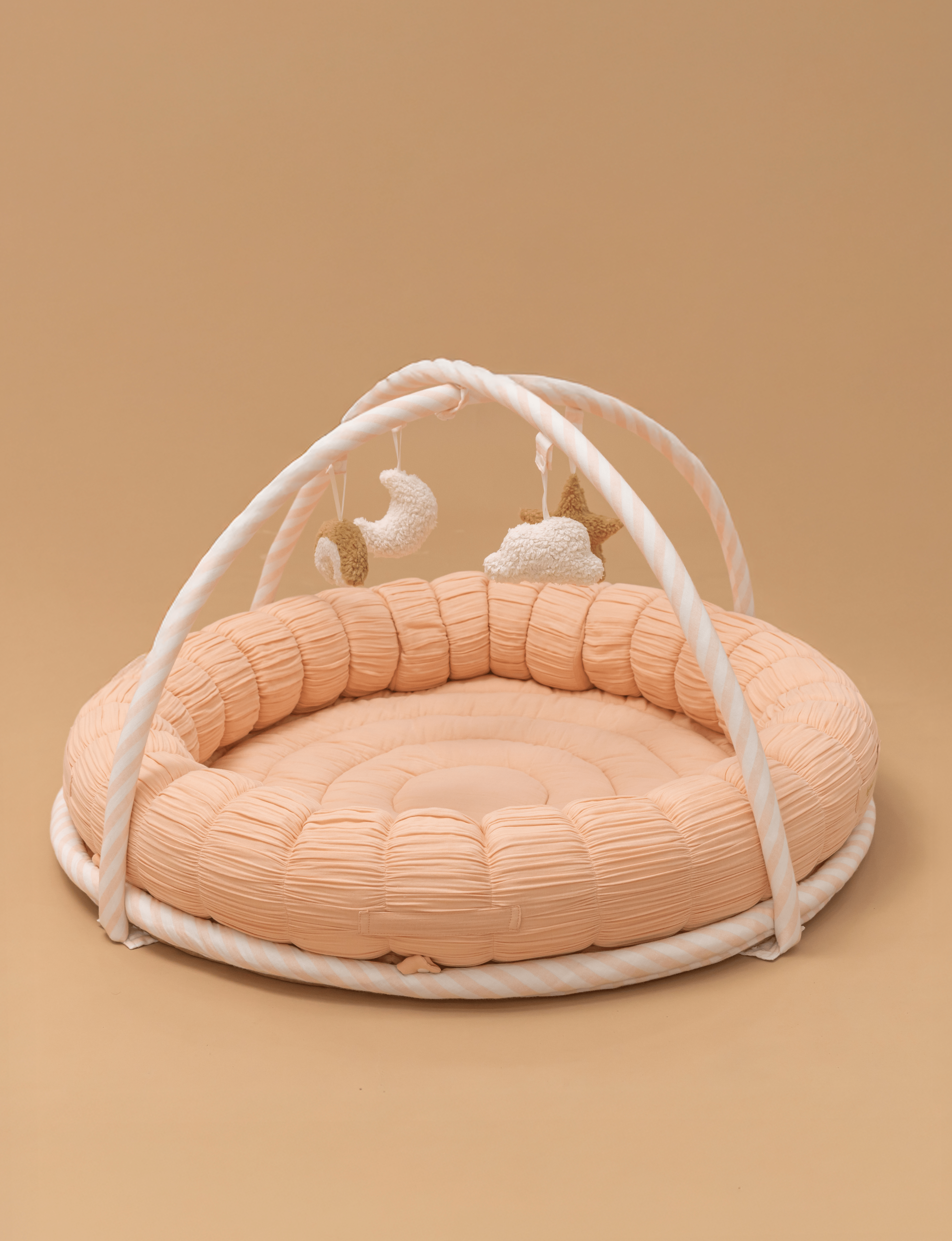 Baby Jalebi Island Play Mat & Cloud Set –Pink
