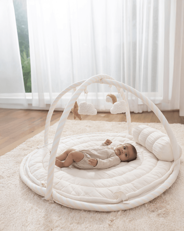 Baby Jalebi Island Play Mat  – ECRU