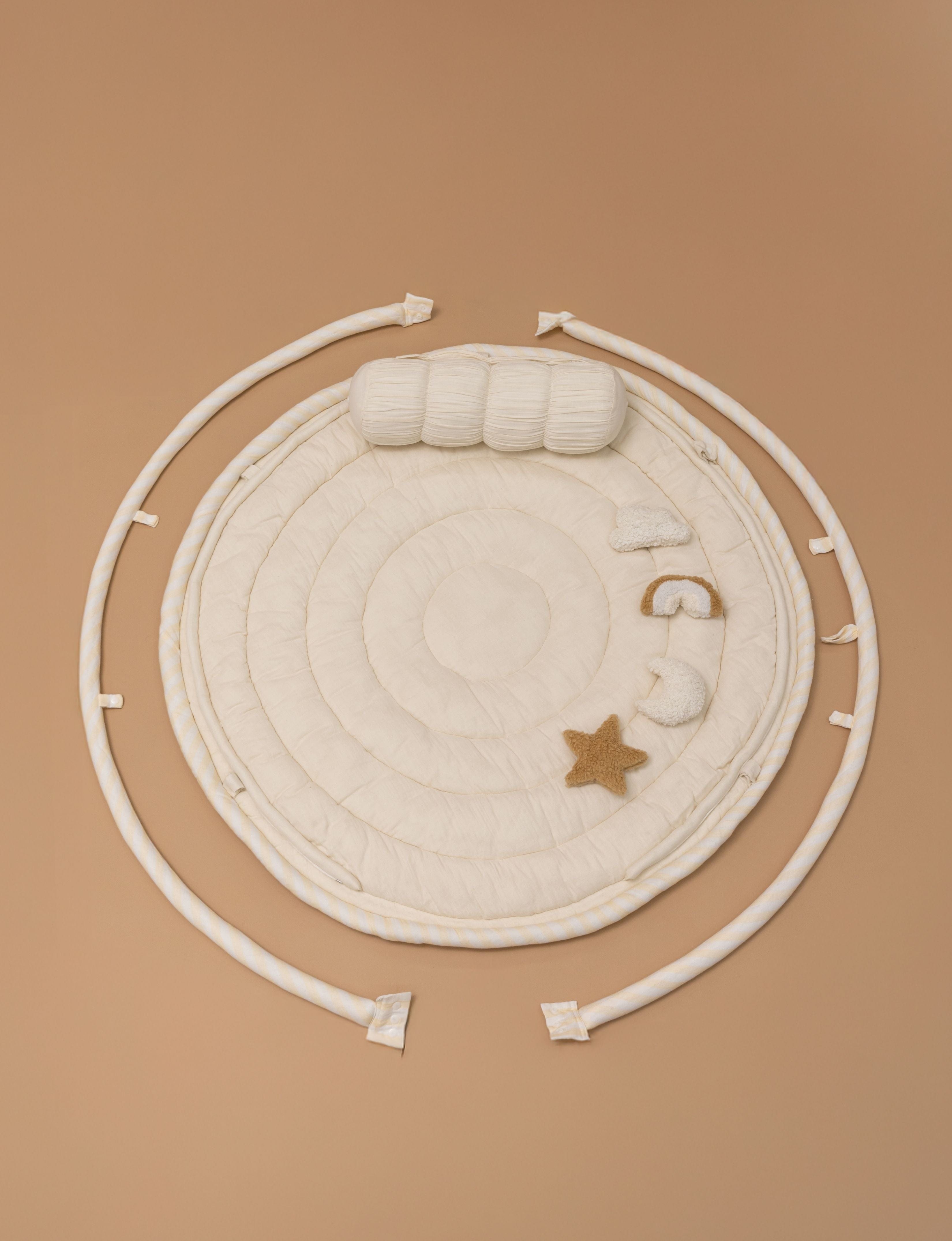 Baby Jalebi Island Play Mat with Bumper Set – The Complete Dream Team