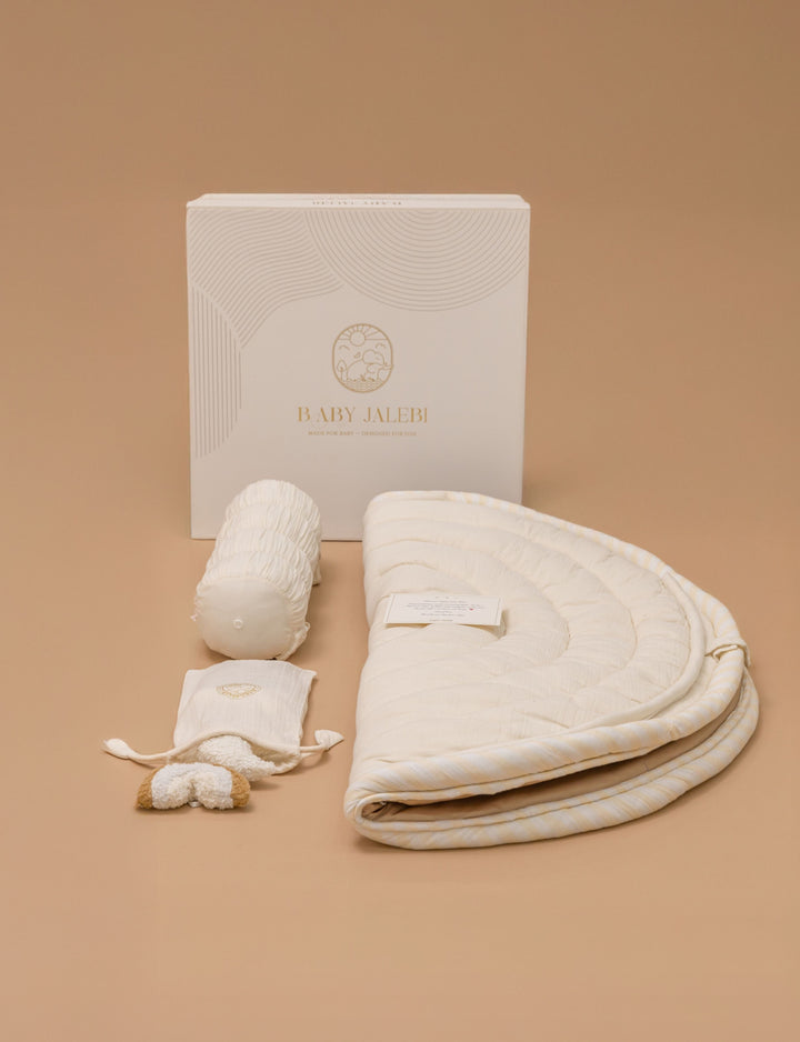 Baby Jalebi Island Play Mat with Bumper Set – The Complete Dream Team