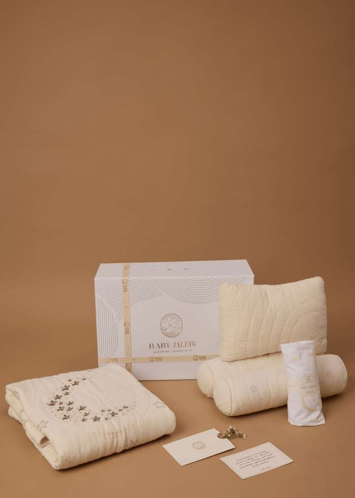 Baby Jalebi The Ultimate Newborn Essentials Bundle  - Ecru