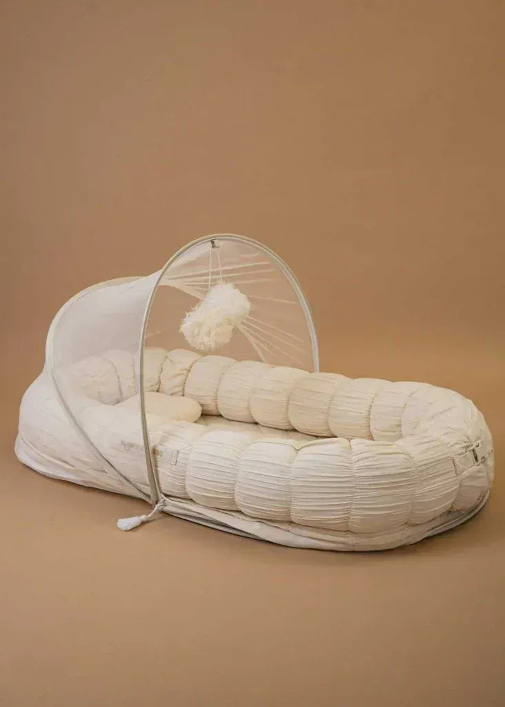 Baby Jalebi The Ultimate Newborn Essentials Bundle  - Ecru
