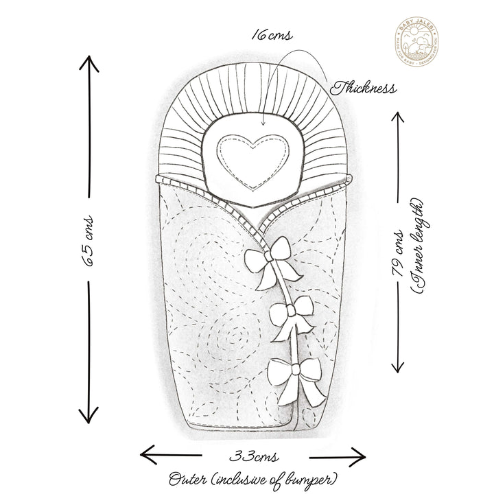 Cocoon Newborn Wrap - Ecru