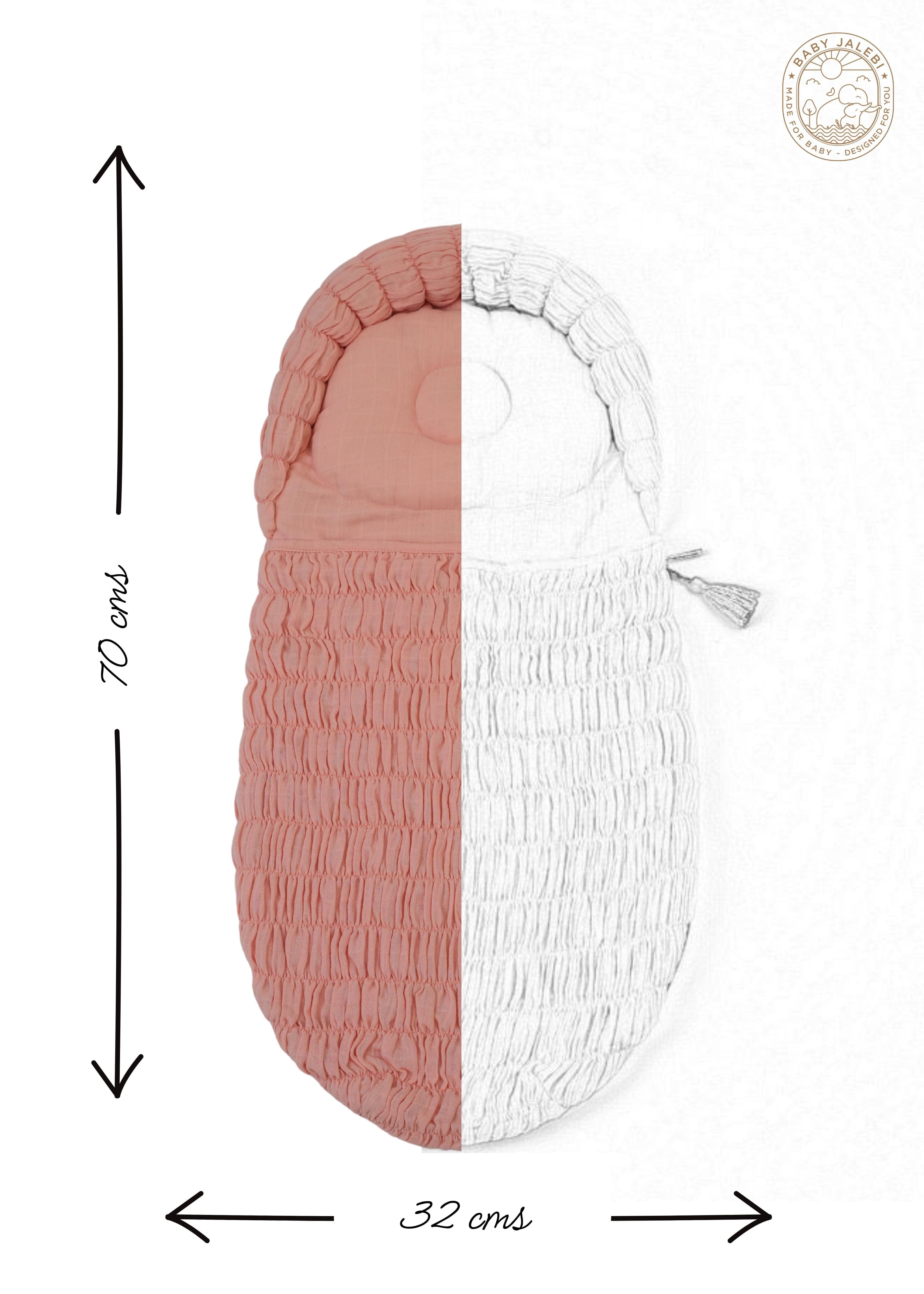 The Crescent Sleeping Bag Pink