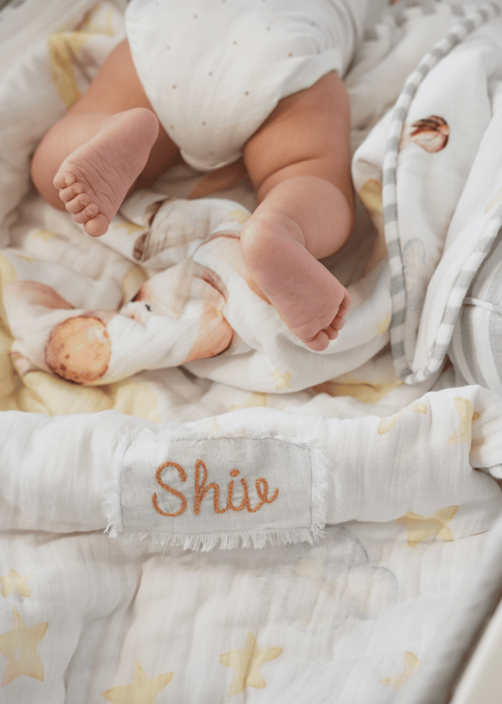 Up in the Clouds Cot Bedding Set