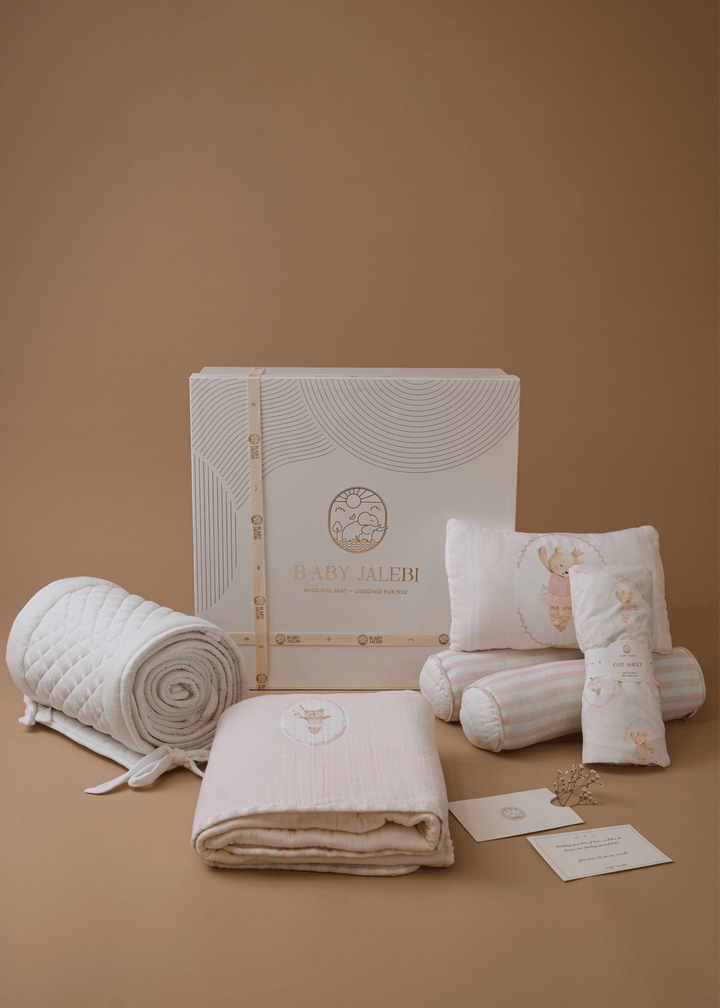 Prima Ballerina Bear Complete  Cot Bedding Set with Bumper